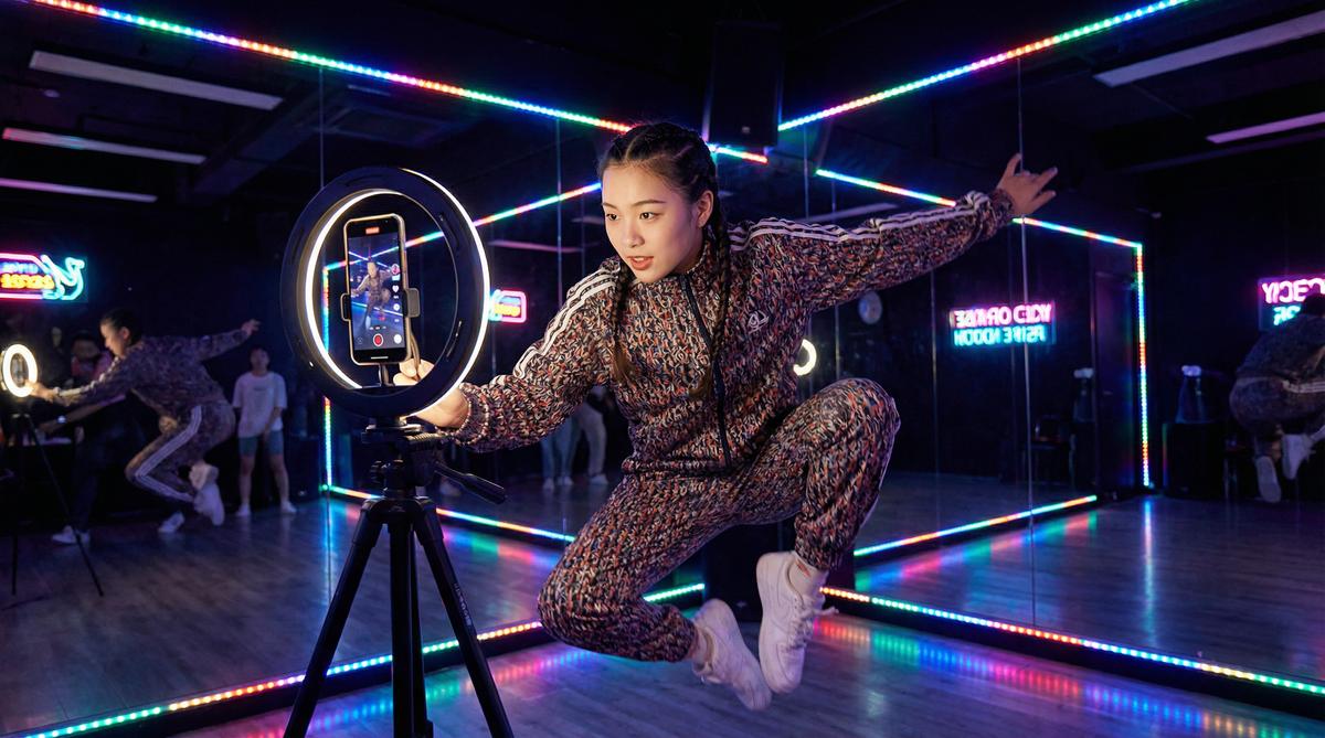 糖心vlog TikTok风格短视频舞蹈挑战